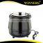 Wholesale Black Cast Iron 10L Stainless Steel Electric Soup Warmer