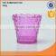 2016 new design candle holder colorful glass for Holiday decoration wedding table centerpieces