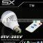 Intelligent control emergency led bulb 7w smd 2835 plastic AC160-240V battery powered led lights