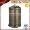 10L metal trash can