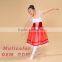 Red girl long ballet tutu,kids stage performance dance skirt, children ballet tutu giselle dancewear