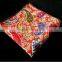 All silk Paisley pocket square handkerchief hand rolled