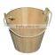 2016 New Design Round Wooden Buckets with Reindeer