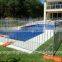 Security Retractable pool fencing and pool fence gate