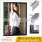 Black aluminum led light box display/advertising led lamp for indoor useage