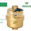 Rotary piston water meter