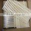Swimming pool overflow grating pool plastic grating