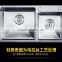 China manufacturer best quality double bowl hand made 304 stainless steel kitchen sink                        
                                                Quality Choice