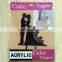 Romantic Wedding Bride and Groom Cake Topper Mr &Mrs Couple Figure Favors Gift
