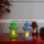 2015 Promotion Poppas BS10 Star Pantern Colorful Selection Hanging Led Candle lantern decoration