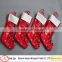 2015 new arrival!!! Red reindeer design christmas gifts stocking