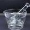 16OZ china supplier new product cheap borosilicate glass mortar and pestle customized wholesale
