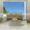 2015 hot sale plastic rattan leisure used patio furniture