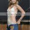 One piece crochet swimwear