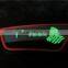 Solf touch glow in dark rubber label custom