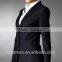 2014 Top Quality 100% wool Classic black two button women pants suit uniform
