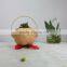 Fashion Wooden Color Decoration Resin Plant Pot Stick Decoration