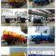 4*2 4000 litres 4CBM 4000m3 waste disposal truck sweage suction tanker truck, vacuum sewage suction truck