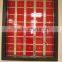 Matt Red color Melamine Slatwall Panel