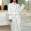 Thick Bathrobe Doulbe Layer Sleepwear White Hotel Soft Garments Robe