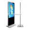Aluminum bezel 65inch free standing digital signage with Windows version