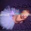 Wholesale baby pettiskirts frozen princess elsa tutu skirt, New Rainbow Girls Tutu Skirts with rhinestone hair band accessories