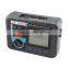 ST2307 ground resistance tester using a combination of 2-pole and 3-pole stakes and a clamp
