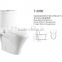 ceramic Sanitary Ware S-trap Round two piece Toilet Bowl