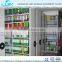 Movable steel book shelves