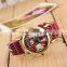Multi-layer Infinity Freedom love Cuff leather wrap bracelet watch
