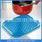 China wholesale anti slip silicone table cup mat