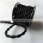 Black 2/3 core Twisted pair Cotton Covered Braided Electric Wire