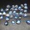 Natural Gemstone Type and Rainbow Moonstone Gemstone Material Cabchon Rainbow Moonstone