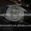 Trendy custom brand logo men quartz wirst vintage leather watch luminous pointer dial