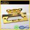 Normal Size Wooden Garden Door Gold Color Steel Flush Hinge