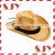 Unisex Woven Straw Cowboy Hat with Shapeable Brim