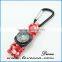 Self -defence compass hiking Survival Paracord metal keychain custom