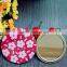 Custom Made Tin Plate Mirror / Round Tinplate Pocket Mirror With Full Color Printing/Pocket Mirror