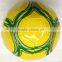shine PVC promotion soccer ball/football print with client's logo and design