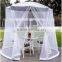 Summer use outdoor umbrella table screenn insecticide treated mosquito net