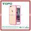 For iphone 7 plus Style Candy Color PC+TPU frosted Soft Clear Transparent Bumper cell phone case back covers