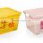 Plastic storage boxes for clothes multi-use storage bins