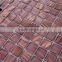 SMH21 Brown color mosaic Kitchen ceramic tile Glass floor tile