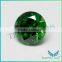 Free Sample Gemstone Wholesale Round Cut Emerald Green Cubic Zirconia , Synthetic Green CZ