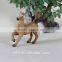 Flocked Forest Animals Lifelike Toy Horses
