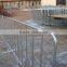 hot-dipped galvanized removable flat base crowd control barrier