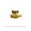 1/4" 3/8" 1/2" 3/4" high performance male two way brass valve