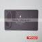 Frosted pvc magnetic stripe transparent plastic card