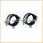 China manufacture best quality stainless rubber lined fixed clamp