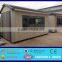 modern low cost prefab steel frame guard house with metal carved board